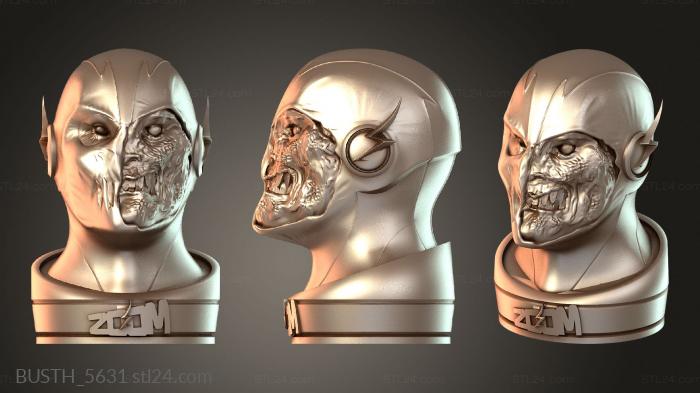 Busts of heroes and monsters (BUSTH_5631) 3D models for cnc