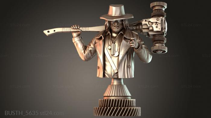 Busts of heroes and monsters (BUSTH_5635) 3D models for cnc