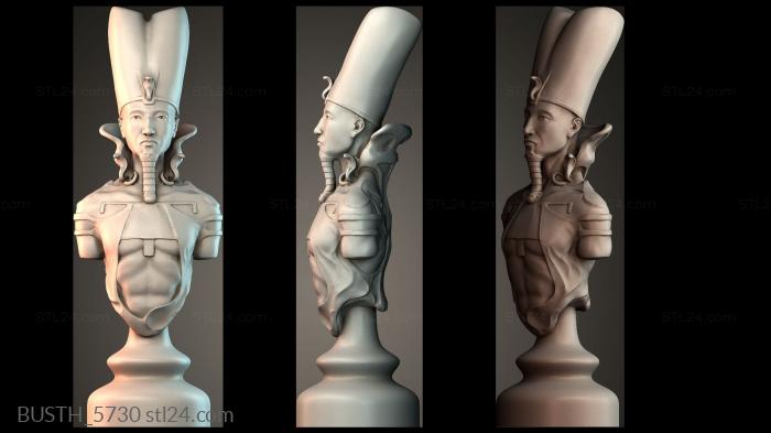 Бюсты монстры и герои (BUSTH_5730) 3D модель для ЧПУ станка
