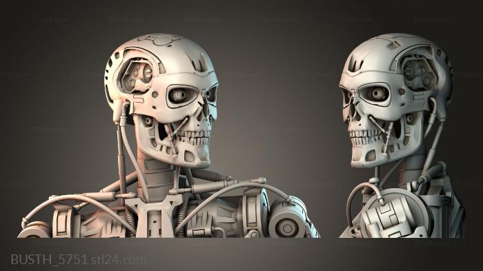 Бюсты монстры и герои (BUSTH_5751) 3D модель для ЧПУ станка