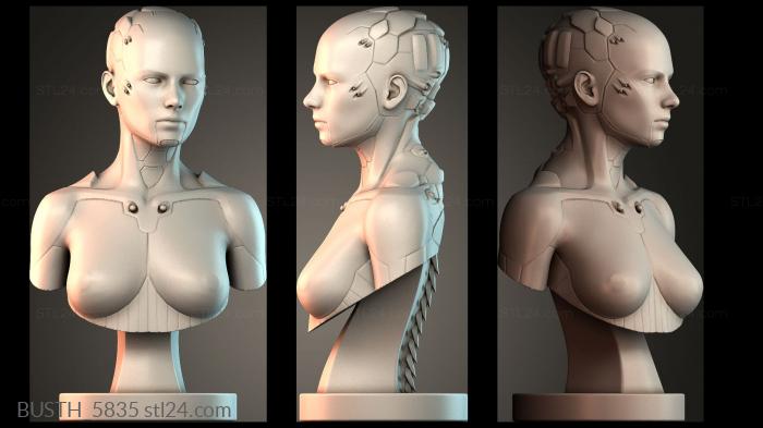Бюсты монстры и герои (BUSTH_5835) 3D модель для ЧПУ станка