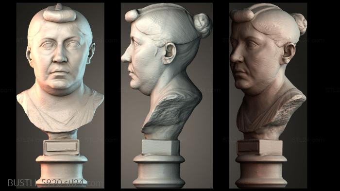 Бюсты монстры и герои (BUSTH_5920) 3D модель для ЧПУ станка