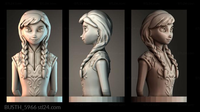Бюсты монстры и герои (BUSTH_5966) 3D модель для ЧПУ станка