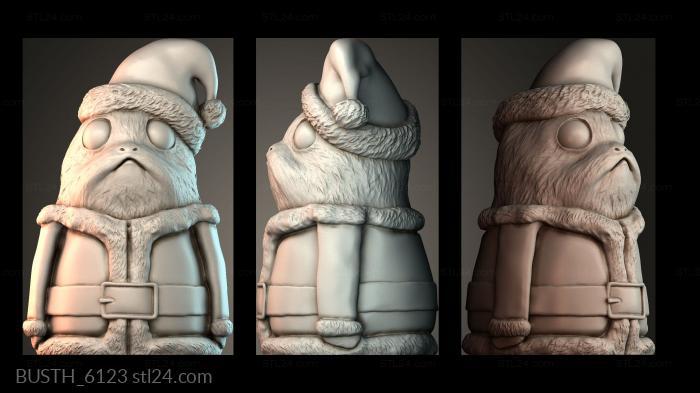 Бюсты монстры и герои (BUSTH_6123) 3D модель для ЧПУ станка