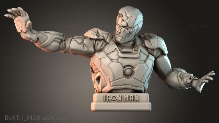 Бюсты монстры и герои (BUSTH_6128) 3D модель для ЧПУ станка