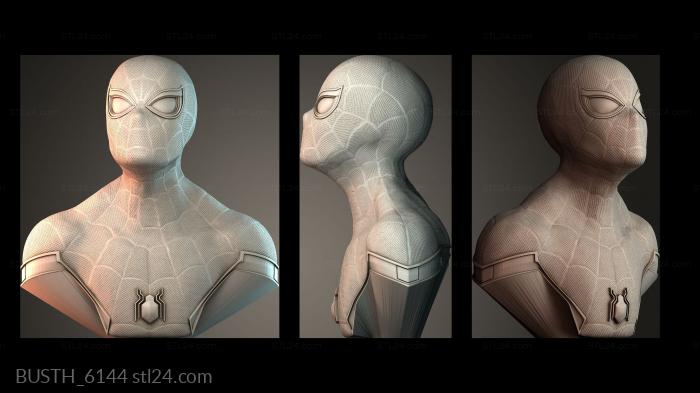 Бюсты монстры и герои (BUSTH_6144) 3D модель для ЧПУ станка