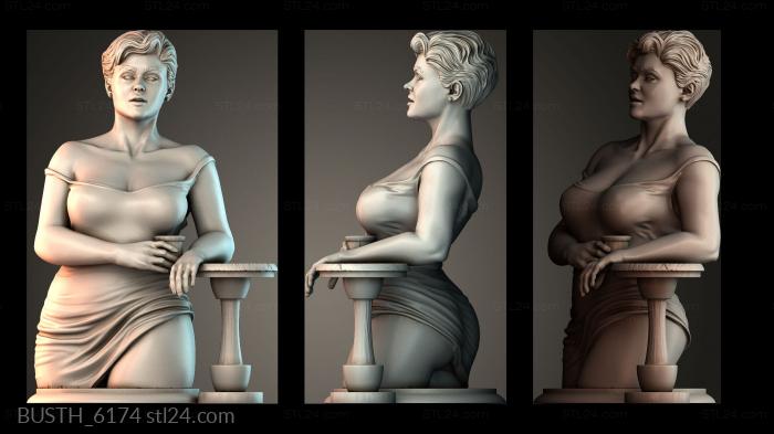 Бюсты монстры и герои (BUSTH_6174) 3D модель для ЧПУ станка
