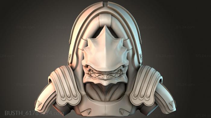 Бюсты монстры и герои (BUSTH_6178) 3D модель для ЧПУ станка