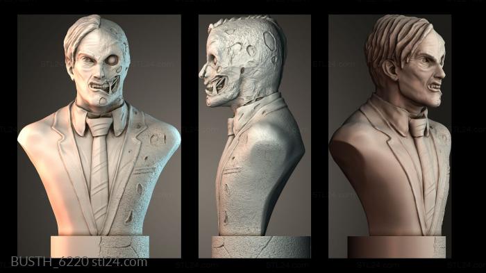 Бюсты монстры и герои (BUSTH_6220) 3D модель для ЧПУ станка