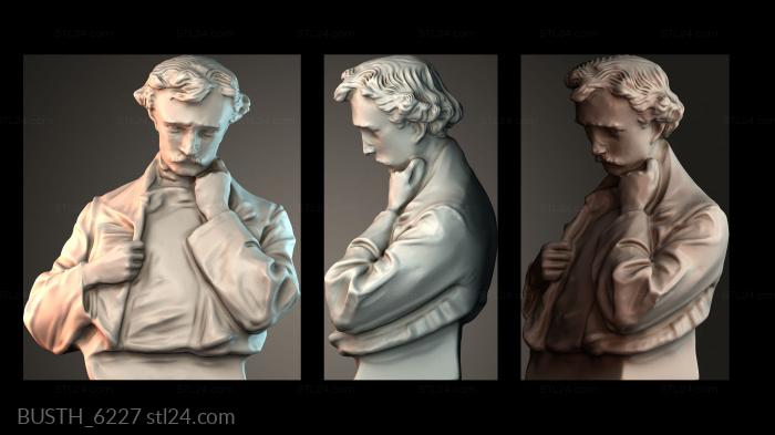 Бюсты монстры и герои (BUSTH_6227) 3D модель для ЧПУ станка