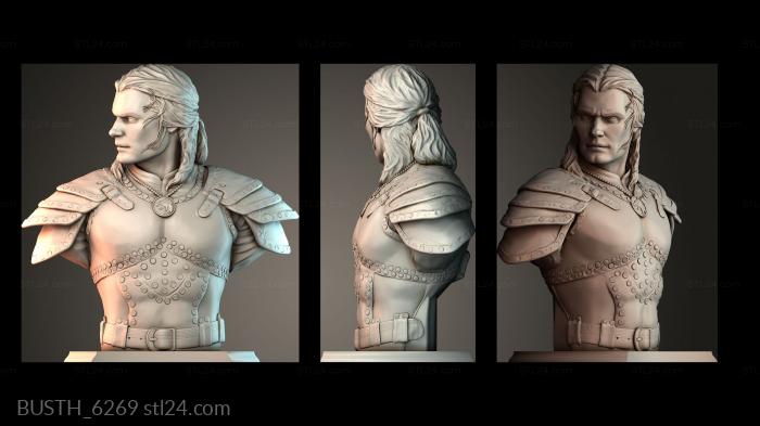 Бюсты монстры и герои (BUSTH_6269) 3D модель для ЧПУ станка