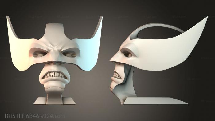 Бюсты монстры и герои (BUSTH_6346) 3D модель для ЧПУ станка