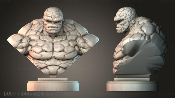 Бюсты монстры и герои (BUSTH_6445) 3D модель для ЧПУ станка