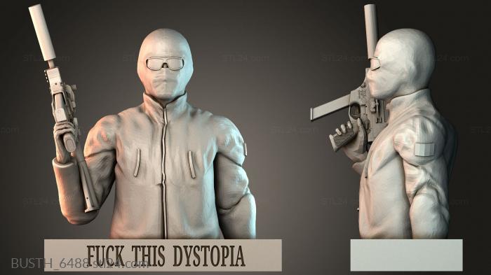 Бюсты монстры и герои (BUSTH_6488) 3D модель для ЧПУ станка