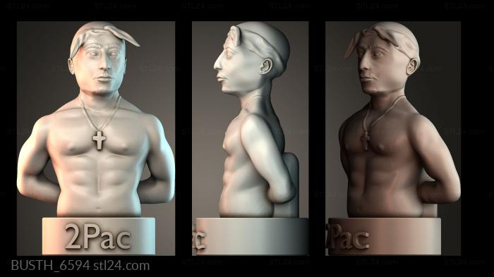 Бюсты монстры и герои (BUSTH_6594) 3D модель для ЧПУ станка