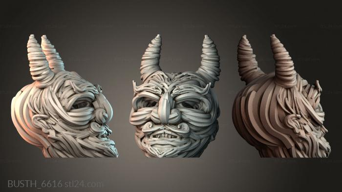 Бюсты монстры и герои (BUSTH_6616) 3D модель для ЧПУ станка