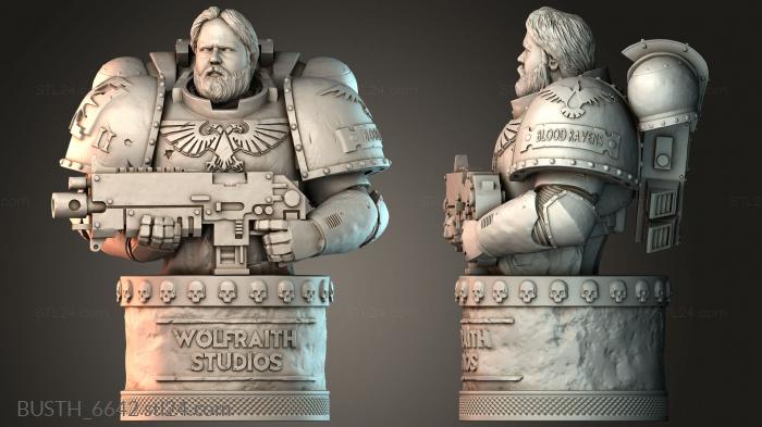 Бюсты монстры и герои (BUSTH_6642) 3D модель для ЧПУ станка