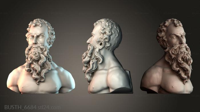 Бюсты монстры и герои (BUSTH_6684) 3D модель для ЧПУ станка