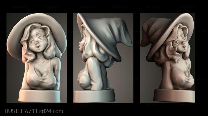 Бюсты монстры и герои (BUSTH_6711) 3D модель для ЧПУ станка