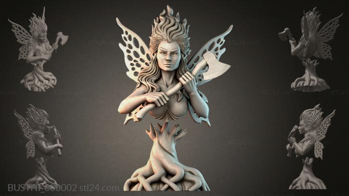 Бюсты монстры (BUSTHI_000002) 3D модель для ЧПУ станка