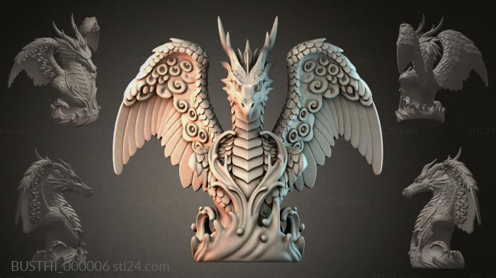 Бюсты монстры (BUSTHI_000006) 3D модель для ЧПУ станка