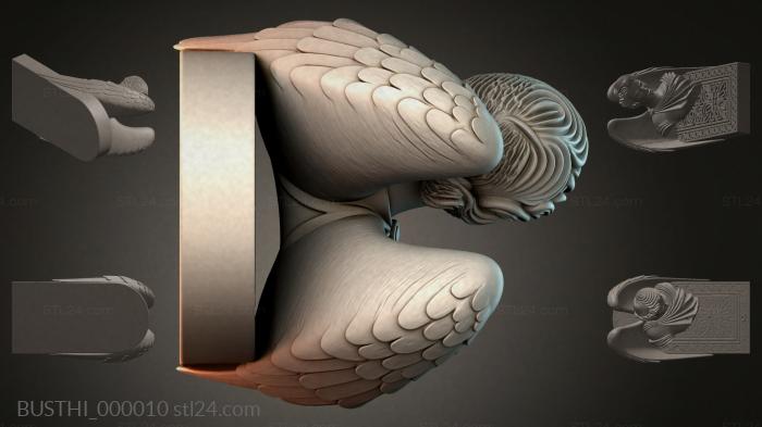 Бюсты монстры (BUSTHI_000010) 3D модель для ЧПУ станка