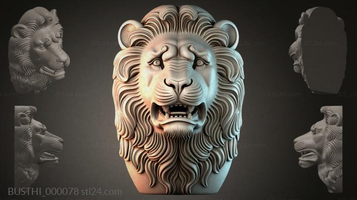Бюсты монстры (BUSTHI_000078) 3D модель для ЧПУ станка