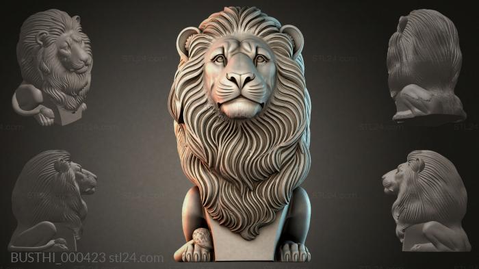 Бюсты монстры (BUSTHI_000423) 3D модель для ЧПУ станка
