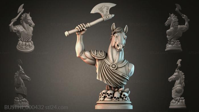 Бюсты монстры (BUSTHI_000432) 3D модель для ЧПУ станка