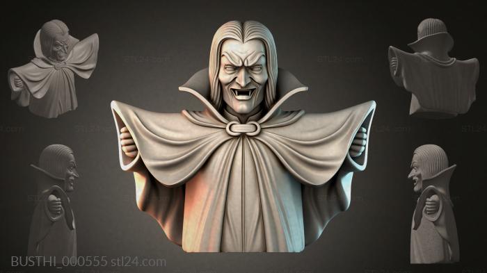Бюсты монстры (BUSTHI_000555) 3D модель для ЧПУ станка