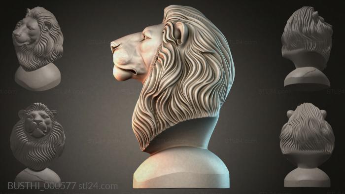 Бюсты монстры (BUSTHI_000577) 3D модель для ЧПУ станка