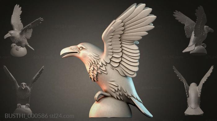Бюсты монстры (BUSTHI_000586) 3D модель для ЧПУ станка