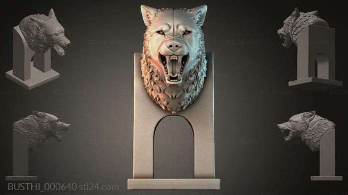 Бюсты монстры (BUSTHI_000640) 3D модель для ЧПУ станка