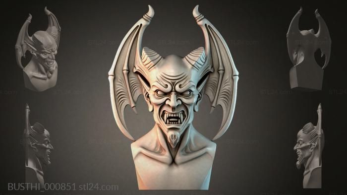 Бюсты монстры (BUSTHI_000851) 3D модель для ЧПУ станка