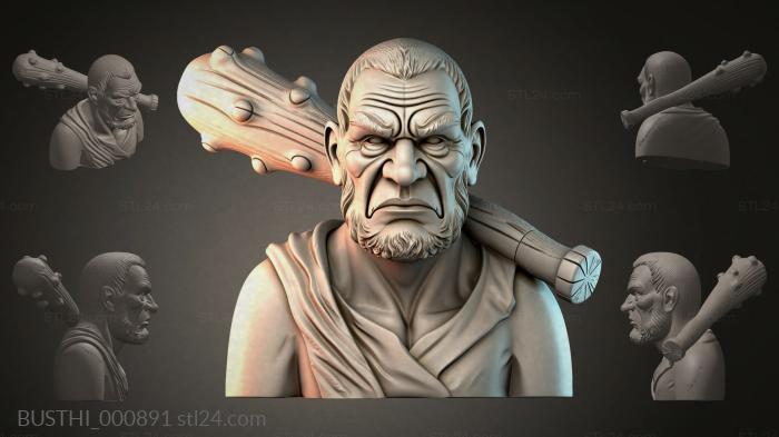 Бюсты монстры (BUSTHI_000891) 3D модель для ЧПУ станка