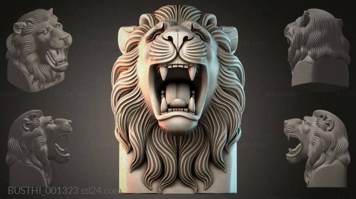 Бюсты монстры (BUSTHI_001323) 3D модель для ЧПУ станка