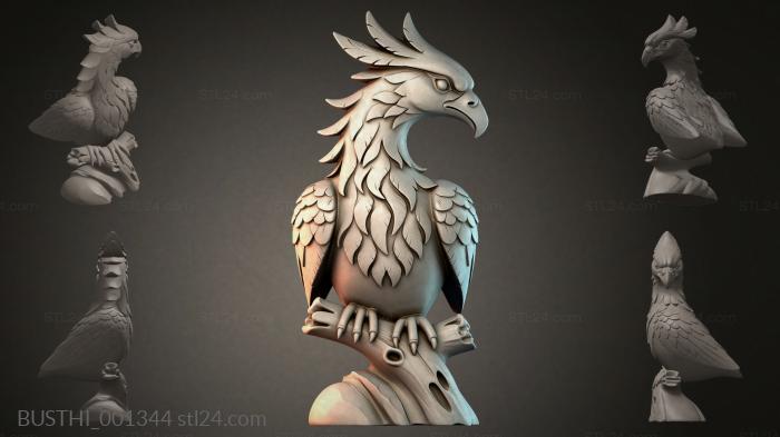 Бюсты монстры (BUSTHI_001344) 3D модель для ЧПУ станка