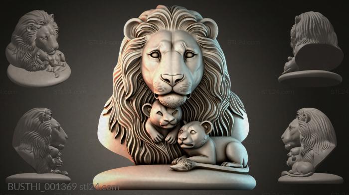 Бюсты монстры (BUSTHI_001369) 3D модель для ЧПУ станка
