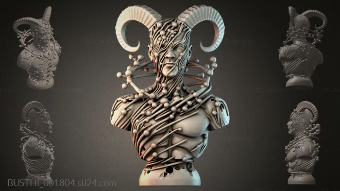 Бюсты монстры (BUSTHI_001804) 3D модель для ЧПУ станка