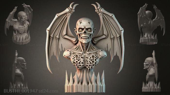 Бюсты монстры (BUSTHI_001947) 3D модель для ЧПУ станка