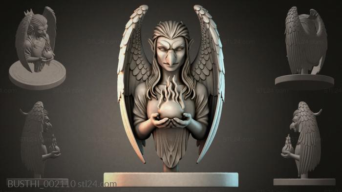 Бюсты монстры (BUSTHI_002110) 3D модель для ЧПУ станка