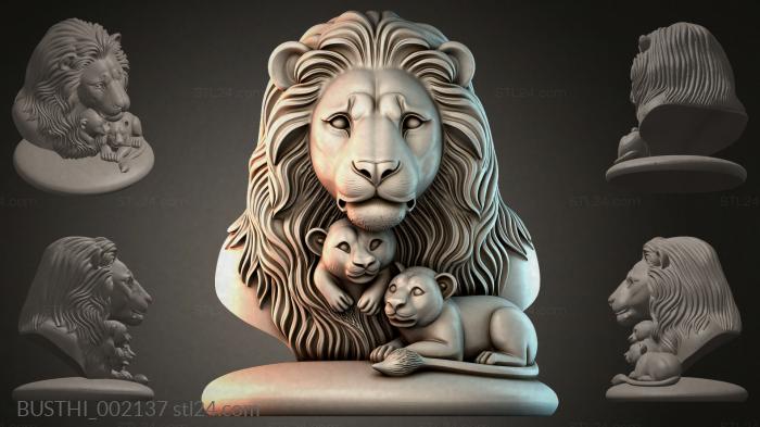 Бюсты монстры (BUSTHI_002137) 3D модель для ЧПУ станка