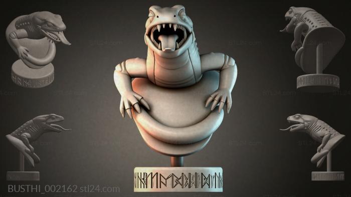 Бюсты монстры (BUSTHI_002162) 3D модель для ЧПУ станка