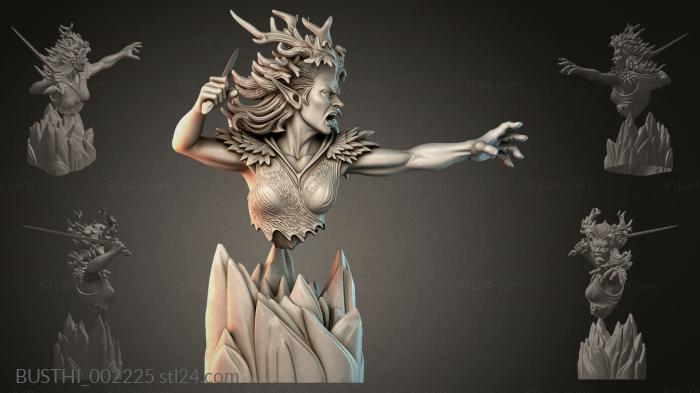 Бюсты монстры (BUSTHI_002225) 3D модель для ЧПУ станка