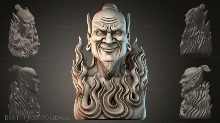 Бюсты монстры (BUSTHI_002270) 3D модель для ЧПУ станка
