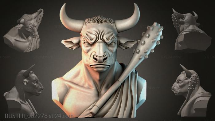 Бюсты монстры (BUSTHI_002278) 3D модель для ЧПУ станка