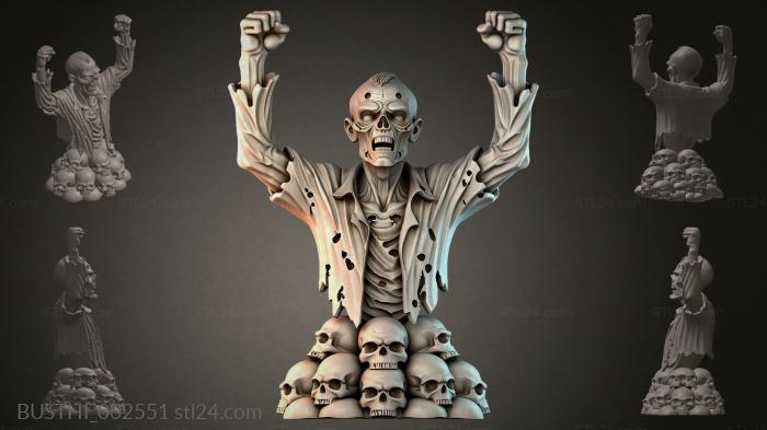 Бюсты монстры (BUSTHI_002551) 3D модель для ЧПУ станка