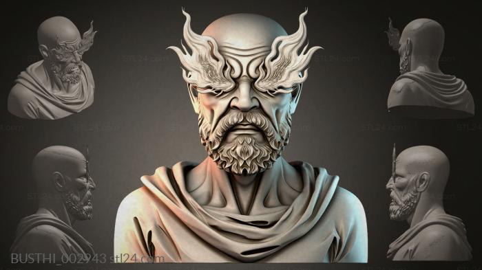Бюсты монстры (BUSTHI_002943) 3D модель для ЧПУ станка