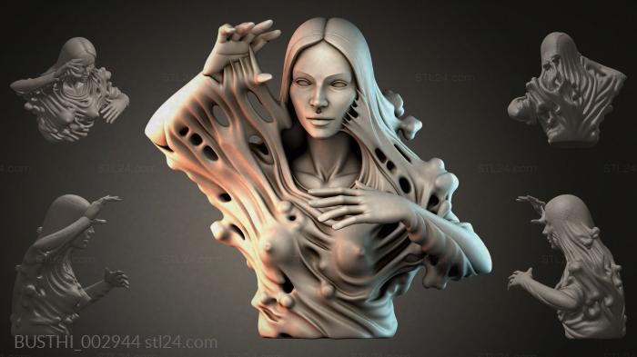 Бюсты монстры (BUSTHI_002944) 3D модель для ЧПУ станка