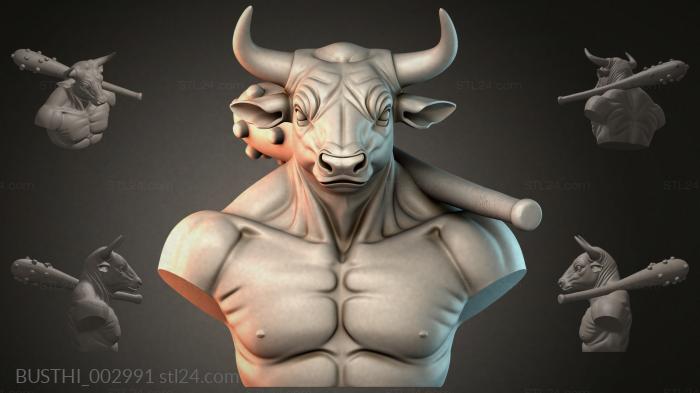 Бюсты монстры (BUSTHI_002991) 3D модель для ЧПУ станка